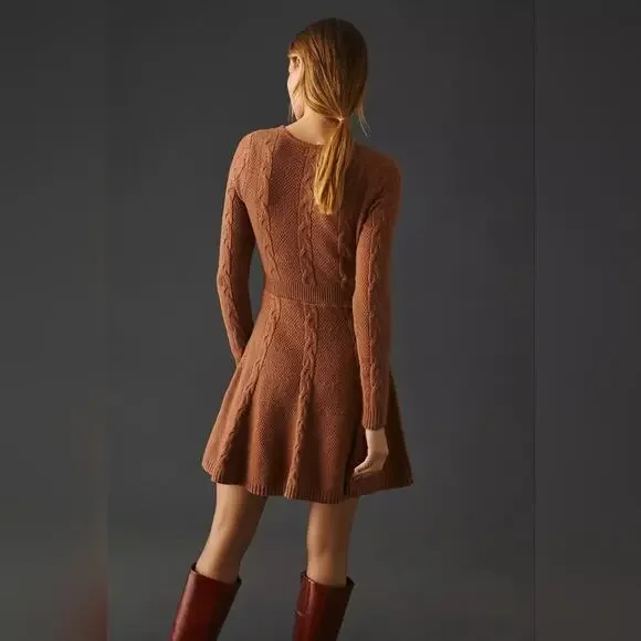 NEW Greylin Elegant Wrap Sweater Dress M - Picture 2 of 5